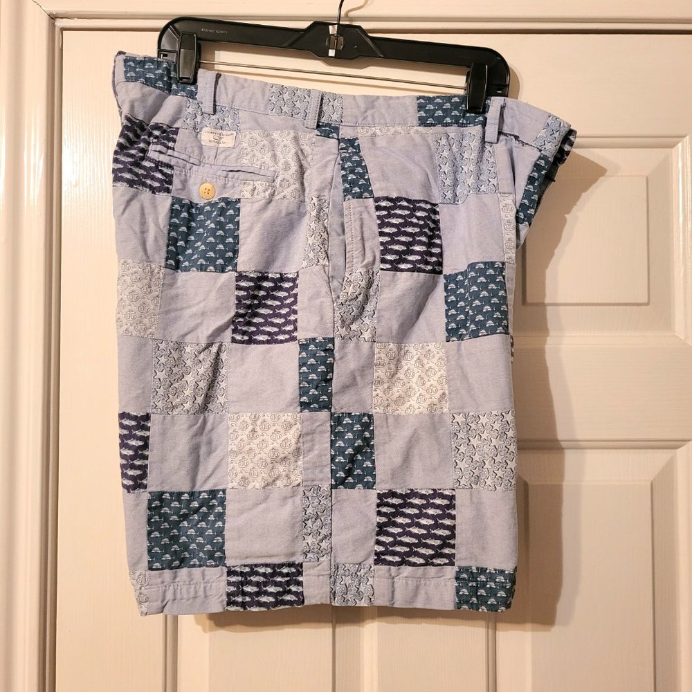 Vineyard Vines Blue Patchwork Shorts - image 4